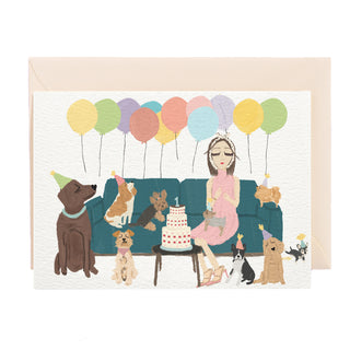 Tarjeta de felicitación de la fiesta favorita de Nelly