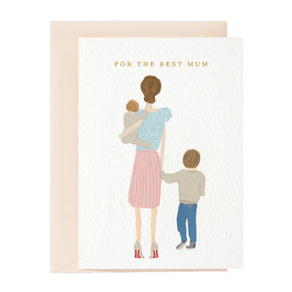 For the Best Mum Greeting Card