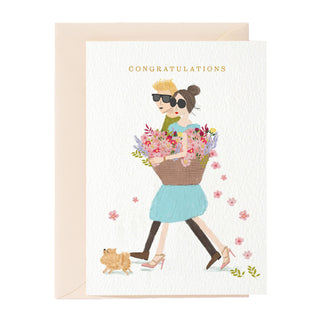 Congratulations Couple  Greeting Card
