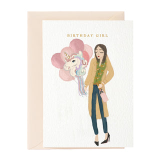 Birthday Girl Greeting Card
