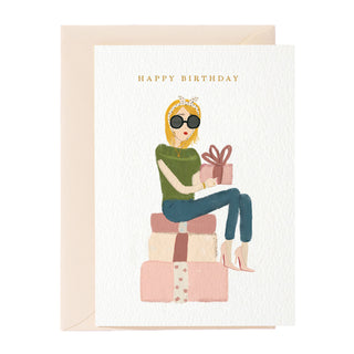 Happy Birthday Girl Gifts Greeting Card