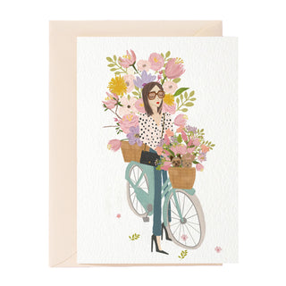 Flower Girl Greeting Card
