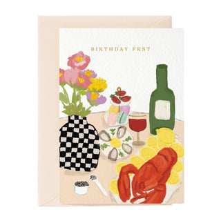 Tarjeta de felicitación de fiesta de cumpleaños