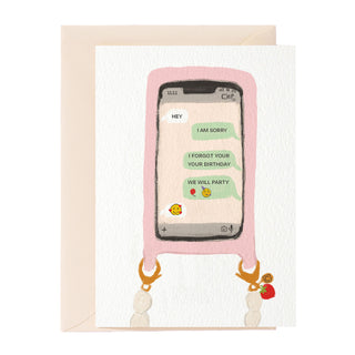 Sorry, I Forgot Your Birthday Greeting Card