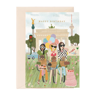Happy Birthday Berlin Greeting Card