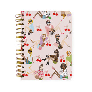 Cuaderno espiral de Cherry Fashion Girls
