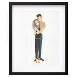 Personalisiertes Familienportrait