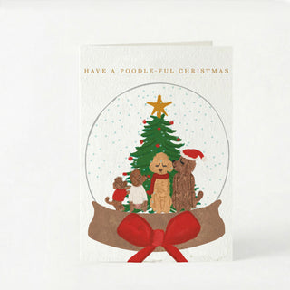 Poodle-Ful Christmas Snow Globe