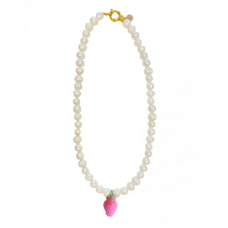 El collar de rubor de fresa