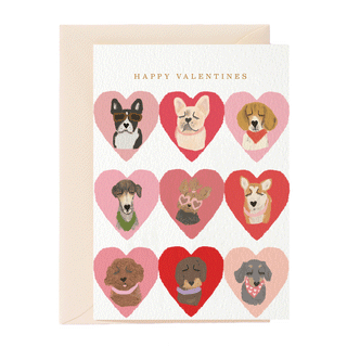 Dog Hearts Greeting Card