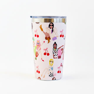 Taza de viaje Cherry Fashion Girls