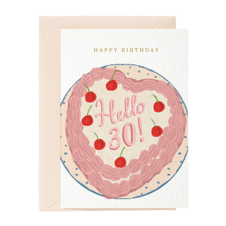 Hello 30!  Greeting Card