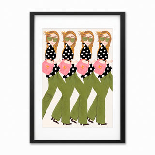 Runway Girls Art Print