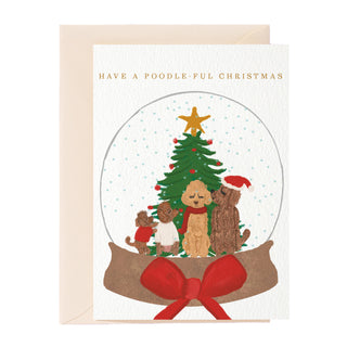 Poodle-Ful Christmas Snow Globe