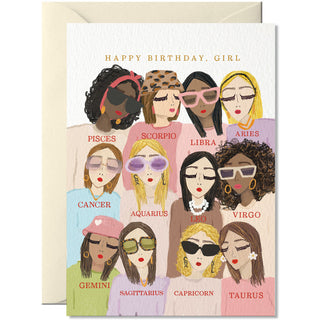 Happy Birthday, Girl Greeting Card